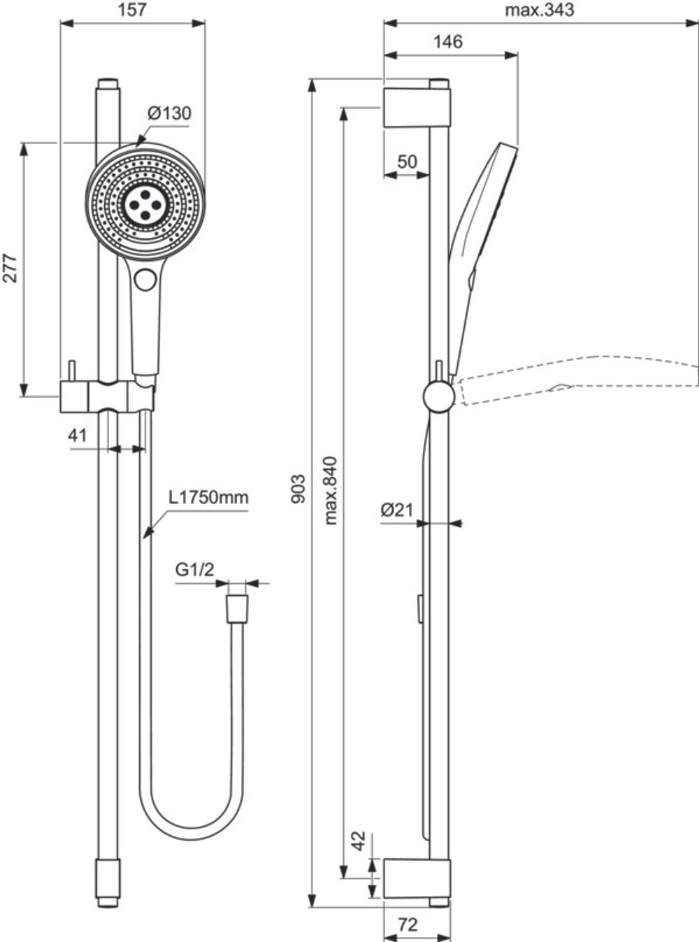 https://raleo.de:443/files/img/11ef17a2616c41009eb18ddf7199d3ba/size_l/IS-Brausekombination-Idealrain-Solos-903mm-Magnetic-Grey-A7898A5 gallery number 2